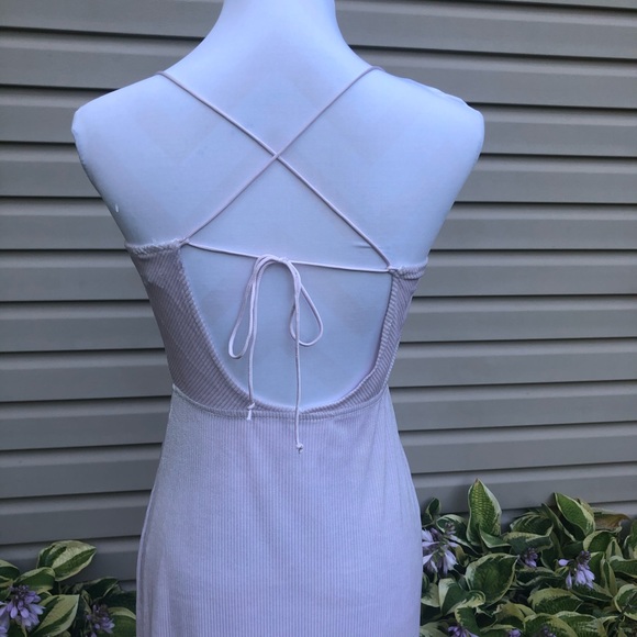 New Lilac All I Need Velvet Maxi Slip Dress - Picture 10 of 10